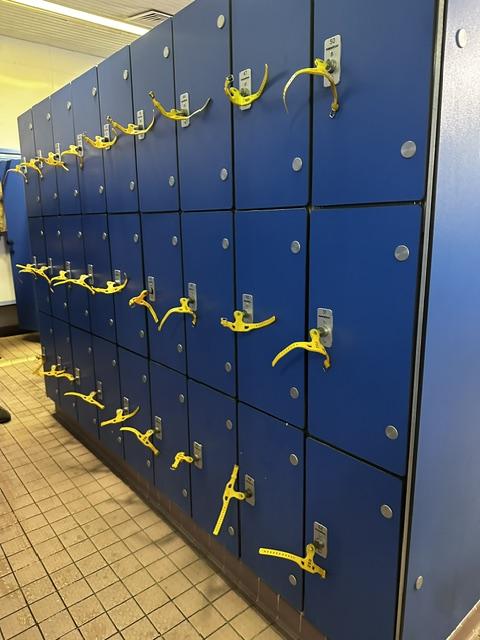 Lockers for swimming baths in Stockport, Great Manchester